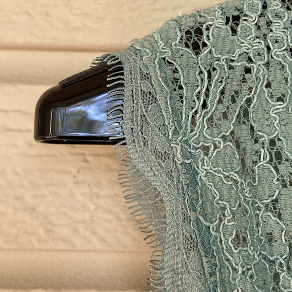 Adrianna Papell lace bridesmaid wedding guest dress size 6 small light blue - Picture 5 of 15